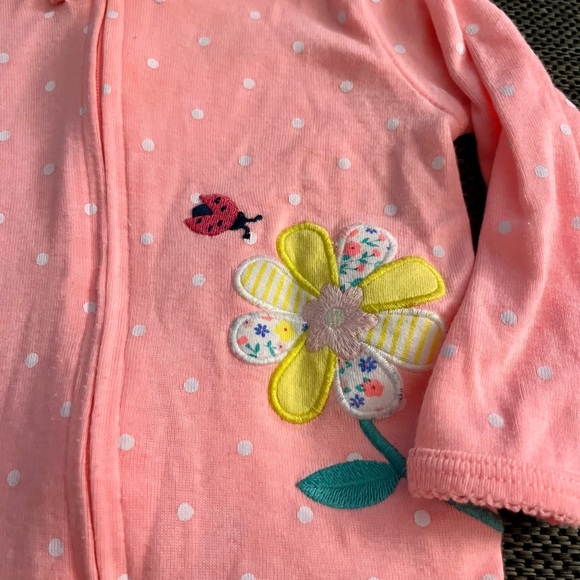 Carter’s footless pajamas 9 months - Picture 2 of 3